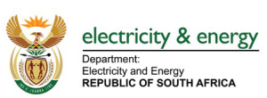 South Africa Department of Electricity & Energy Logo